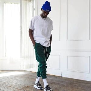 Daniel Patrick‎ Polar Fleece Roaming Sweatpants Green Sz 3XL